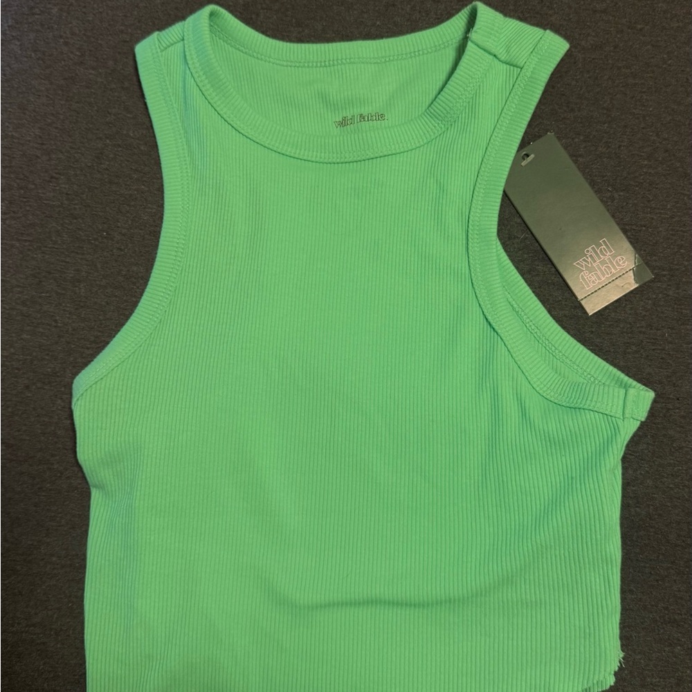 Wild Fable Bright Green Tank Top